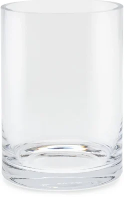 Vase Glas zylinderförmig