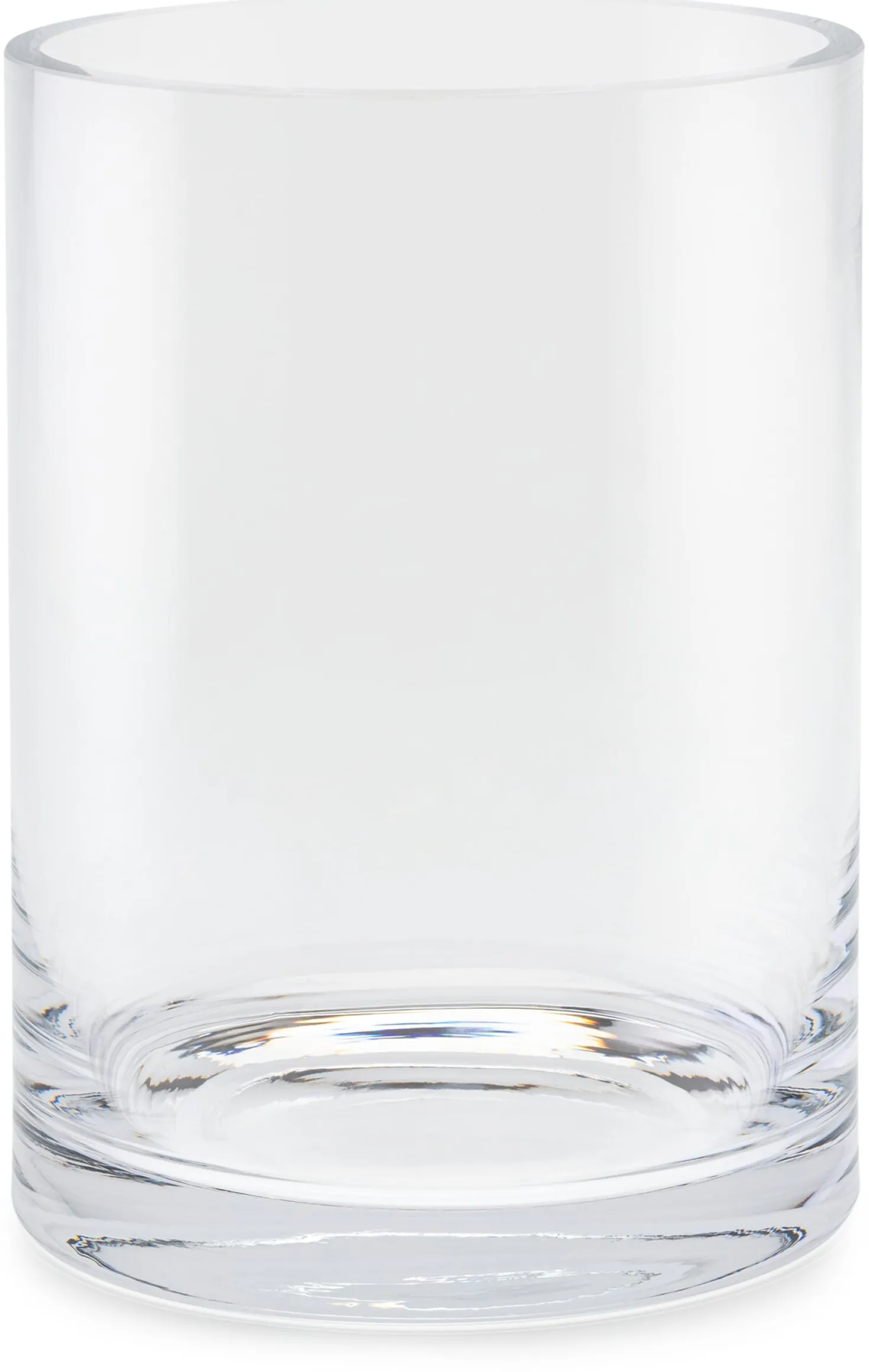 Vase Glas zylinderförmig