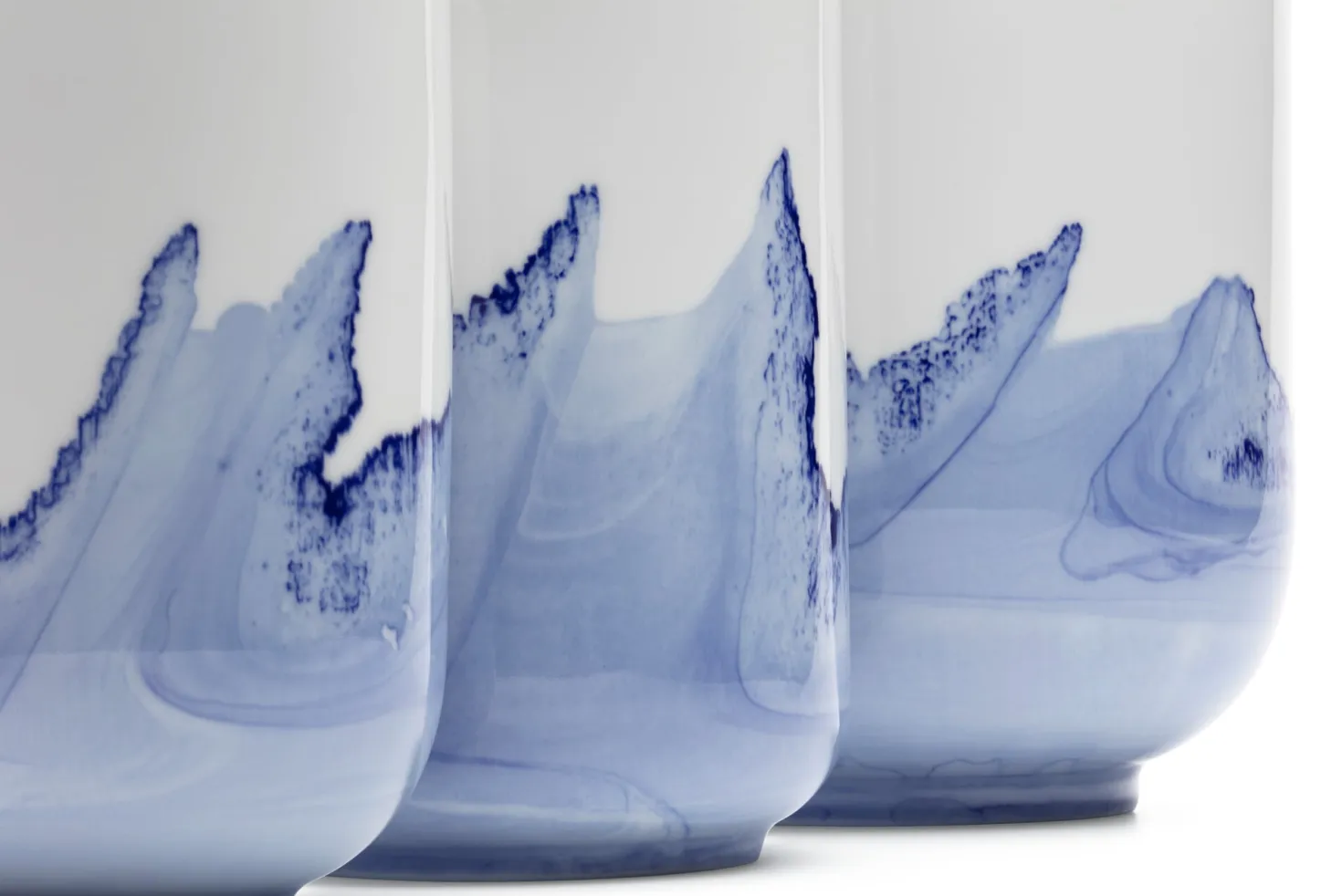 Vase Tide handdekoriert