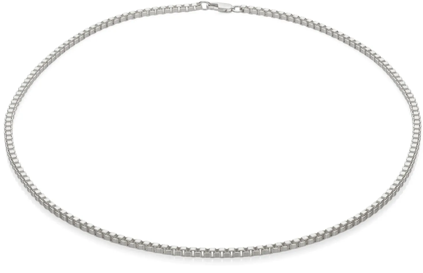 Venezianerkette eckig, Silber