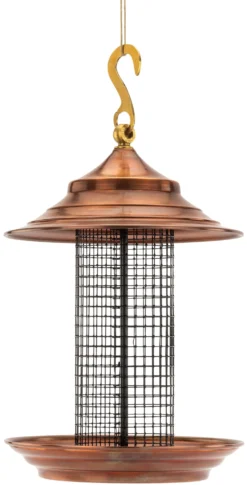 Vogelfuttersäule Kupfer