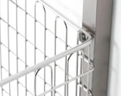 Wandhakenschiene zu Regalsystem Inox