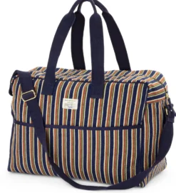 Weekender N° 48 gestreift, blau-grün