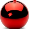 Weihnachtskugel rot glänzend 15 cm