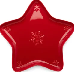 Weihnachtsschale sternförmig
