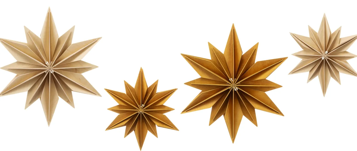 Weihnachtsstern Holz