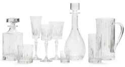 Whisky-Dekanter gerippt