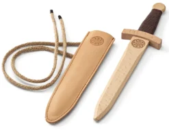 Wikingerdolch mit Lederscheide