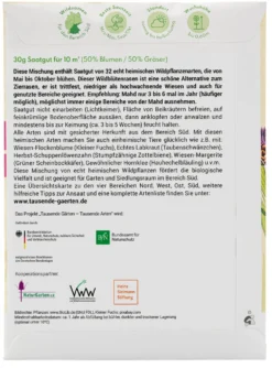 Wildblumenrasen gebietsheimisch