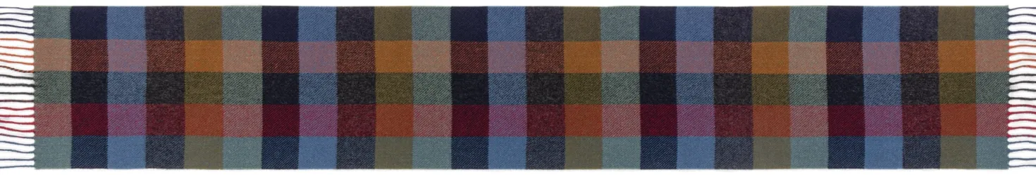Wollschal mehrfarbig, bunt