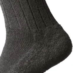 Wollsocke mit Walkfilzsohle