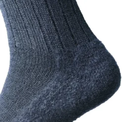 Wollsocke mit Walkfilzsohle