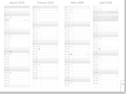 X47 Monatskalender 2027